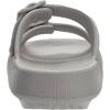 imageBRONAX Pillow Slippers for Women and Men  Adjustable Double Buckle Shower Slides  Cushioned Thick Sole SandalsY15  Dark Grey