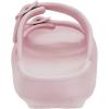 imageBRONAX Pillow Slippers for Women and Men  Adjustable Double Buckle Shower Slides  Cushioned Thick Sole SandalsY15  Pink