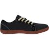 imageWHITIN Mens Canvas Barefoot Shoes  Wide ToeBox  ZeroDrop SoleW81 V2  Black Gum Canvas