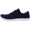 imageWHITIN Mens Fashion Barefoot Knit Minimalist Sneakers Wide Width fit Zero Drop Sole Size 10511 Minimus Casual Shoes Walking Woven Laces Up Blue 44