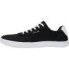 imageWHITIN Mens Wide Barefoot Shoes  Stylish Canvas Minimalist Sneakers  Zero Drop SoleW882  Black White Canvas Upper