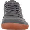 imageWHITIN Mens Wide Barefoot Shoes  Stylish Canvas Minimalist Sneakers  Zero Drop SoleW882  Grey Gum Canvas Upper