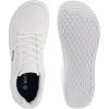 imageWHITIN Mens Wide Barefoot Shoes  Stylish Canvas Minimalist Sneakers  Zero Drop SoleW882  White Canvas Upper