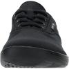 imageWHITIN Mens Wide Canvas Barefoot Sneakers  Zero Drop Sole  Minimalist FootwearW87  All Black