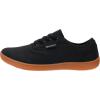 imageWHITIN Mens Wide Canvas Barefoot Sneakers  Zero Drop Sole  Minimalist FootwearW87  Black Gum