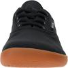 imageWHITIN Mens Wide Canvas Barefoot Sneakers  Zero Drop Sole  Minimalist FootwearW87  Black Gum