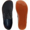 imageWHITIN Mens Wide Canvas Barefoot Sneakers  Zero Drop Sole  Minimalist FootwearW87  Black Gum