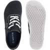 imageWHITIN Mens Wide Canvas Barefoot Sneakers  Zero Drop Sole  Minimalist FootwearW87  Black White