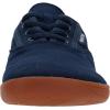 imageWHITIN Mens Wide Canvas Barefoot Sneakers  Zero Drop Sole  Minimalist FootwearW87  Dark Blue