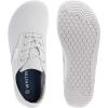 imageWHITIN Mens Wide Canvas Barefoot Sneakers  Zero Drop Sole  Minimalist FootwearW87  Light Grey