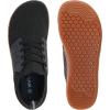 imageWHITIN Mens Wide Minimalist Barefoot Sneakers  Zero Drop  Midfoot StabilityW85 Classic Black Gum