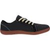 imageWHITIN Womens Canvas Barefoot Shoes  Wide Width Minimalist Sneakers  Classic Fit Low TopW81v2  Canvas Black Gum