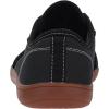 imageWHITIN Womens Canvas Barefoot Shoes  Wide Width Minimalist Sneakers  Classic Fit Low TopW81v2  Canvas Black Gum