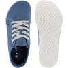 imageWHITIN Womens Canvas Barefoot Shoes  Wide Width Minimalist Sneakers  Classic Fit Low TopW81v2  Canvas Blue Begie