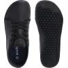 imageWHITIN Womens Genuine Leather Wide Barefoot Shoes Size 9 Zero Drop Wide Width Minimalist Fashion Sneakers Walking Jogging Flat Black 40