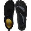 imageWHITIN Womens Minimalist Barefoot Shoes Zero Drop Trail Running Five Fingers Size Wide Toe Box Ladies Sneakers Runner RedW30  Black