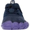 imageWHITIN Womens Minimalist Barefoot Shoes Zero Drop Trail Running Five Fingers Size Wide Toe Box Ladies Sneakers Runner RedW30  Dark Blue