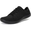 imageWHITIN Womens Minimalist Barefoot Shoes  Zero Drop Sole  Wide Width Fashion SneakerW71v5  Black