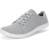 imageWHITIN Womens Transitional Barefoot Shoe for Beginners Lifestyle Inspired MinimalistW71v5  Light Grey