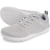 imageWHITIN Womens Wide Barefoot Trail Running Shoes  Minimalist Hiking Footwear  Zero Drop  Flexible TractionLight Grey