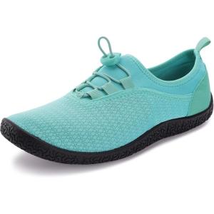 imageWHITIN Amphibious Water Shoes MenWomen  Versatility Aqua Socks  LowProfile SliponZ21  Green