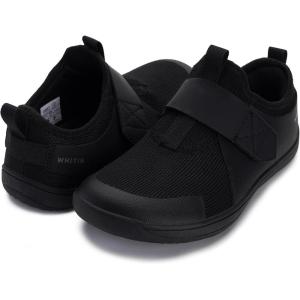 imageWHITIN LittleBig Kid Wide Width Barefoot Shoes  BoysGirls Minimalist Elastic Opening Sneakers  Flexible Zero Drop SoleW8k3  Black
