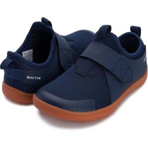 imageWHITIN LittleBig Kid Wide Width Barefoot Shoes  BoysGirls Minimalist Elastic Opening Sneakers  Flexible Zero Drop SoleW8k3  Navy Blue