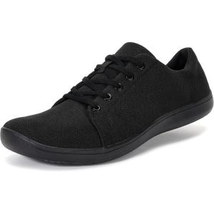 imageWHITIN Womens Minimalist Barefoot Shoes  Zero Drop Sole  Wide Width Fashion SneakerW71v5  Black