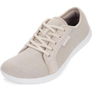 imageWHITIN Womens Minimalist Barefoot Shoes  Zero Drop Sole  Wide Width Fashion SneakerW81  Beige