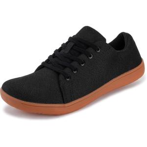 imageWHITIN Womens Transitional Barefoot Shoe for Beginners Lifestyle Inspired MinimalistW71v5  Black Gum