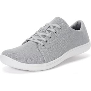 imageWHITIN Womens Transitional Barefoot Shoe for Beginners Lifestyle Inspired MinimalistW71v5  Light Grey