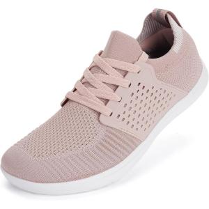 imageWHITIN Womens Wide Minimalist Barefoot Shoes  Zero Drop SoleW85  Pink