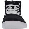 imageWHITIN Mens Barefoot Winter Shoes High Top Minimalist Sneakers Wide Toe Box Zero Drop Sole Size 11W Warm Training Fashion Walking Gym Black White 45