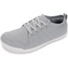 imageWHITIN Mens Slipon Minimalist Barefoot Shoes  Zero Drop Sole  Wide Toe BoxLight Grey