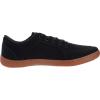 imageWHITIN Mens Wide Canvas Barefoot ampamp Minimalist Shoes  Zero Drop SoleW892  BlackGum