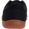 imageWHITIN Mens Wide Canvas Barefoot ampamp Minimalist Shoes  Zero Drop SoleW892  BlackGum