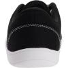imageWHITIN Mens Wide Canvas Barefoot ampamp Minimalist Shoes  Zero Drop SoleW892  BlackWhite
