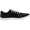 imageWHITIN Mens Wide Canvas Barefoot ampamp Minimalist Shoes  Zero Drop SoleW892  BlackWhite
