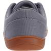 imageWHITIN Mens Wide Canvas Barefoot ampamp Minimalist Shoes  Zero Drop SoleW892  Dark Grey