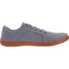 imageWHITIN Mens Wide Canvas Barefoot ampamp Minimalist Shoes  Zero Drop SoleW892  Dark Grey