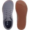 imageWHITIN Mens Wide Canvas Barefoot ampamp Minimalist Shoes  Zero Drop SoleW892  Dark Grey