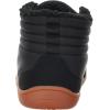 imageWHITIN Mens Wide Winter Barefoot Shoes  Hitop Minimalist Sneakers  Zero Drop Sole  Optimal Warmth ampamp ProtectionW826  Black Gum