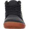 imageWHITIN Mens Wide Winter Barefoot Shoes  Hitop Minimalist Sneakers  Zero Drop Sole  Optimal Warmth ampamp ProtectionW826  Black Gum