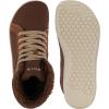 imageWHITIN Mens Wide Winter Barefoot Shoes  Hitop Minimalist Sneakers  Zero Drop Sole  Optimal Warmth ampamp ProtectionW826  Brown Beige