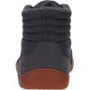 imageWHITIN Mens Wide Winter Barefoot Shoes  Hitop Minimalist Sneakers  Zero Drop Sole  Optimal Warmth ampamp ProtectionW826  Grey Gum