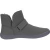 imageWHITIN Wide Toe Box Barefoot Ankle Boots for Women Zero Drop Sole Adjustable Velcro Size 8 Minimalist Fashion Short Booties Pullon Warm Cozy Leather Grey