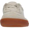 imageWHITIN Wide Toe Box Barefoot Sneakers for Women Suede Leather Minimalist Zero Drop Sole Shoes Size 8 Width 8W Laces Up Outdoor Beige Gum 39