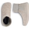 imageWHITIN Womens Wide Barefoot Chelsea Boots Minimalist Bootie Zero Drop Size 105 Fashion MidCalf Cowboy Cowgirl Shoes Leather botines para mujer Beige 42