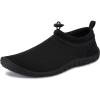 imageWHITIN Womens MultiPurpose Feather Water Shoes  Thick SoleZ10  All Black