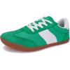 imageWHITIN Womens Wide Zero Drop Training Shoes  Classic DesignGreen Gum
